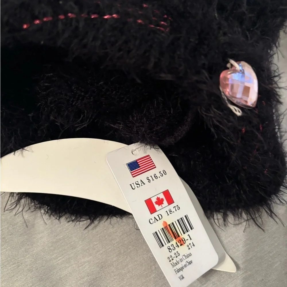 Clare’s kitty rhinestone hat NWT